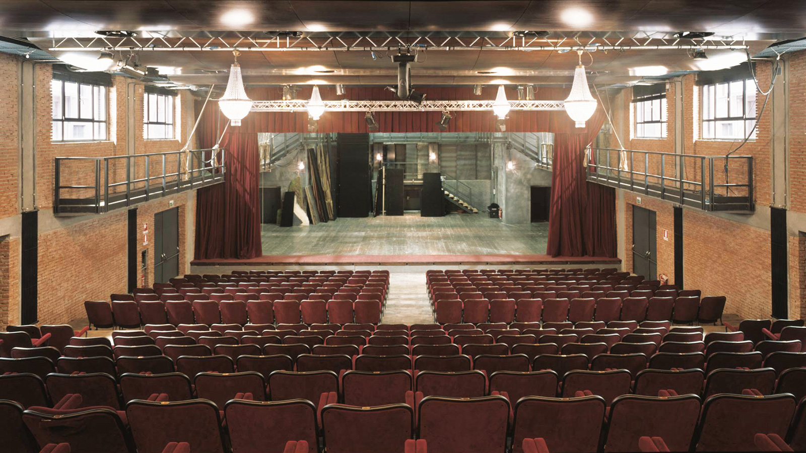 Il palco della Sala Grande